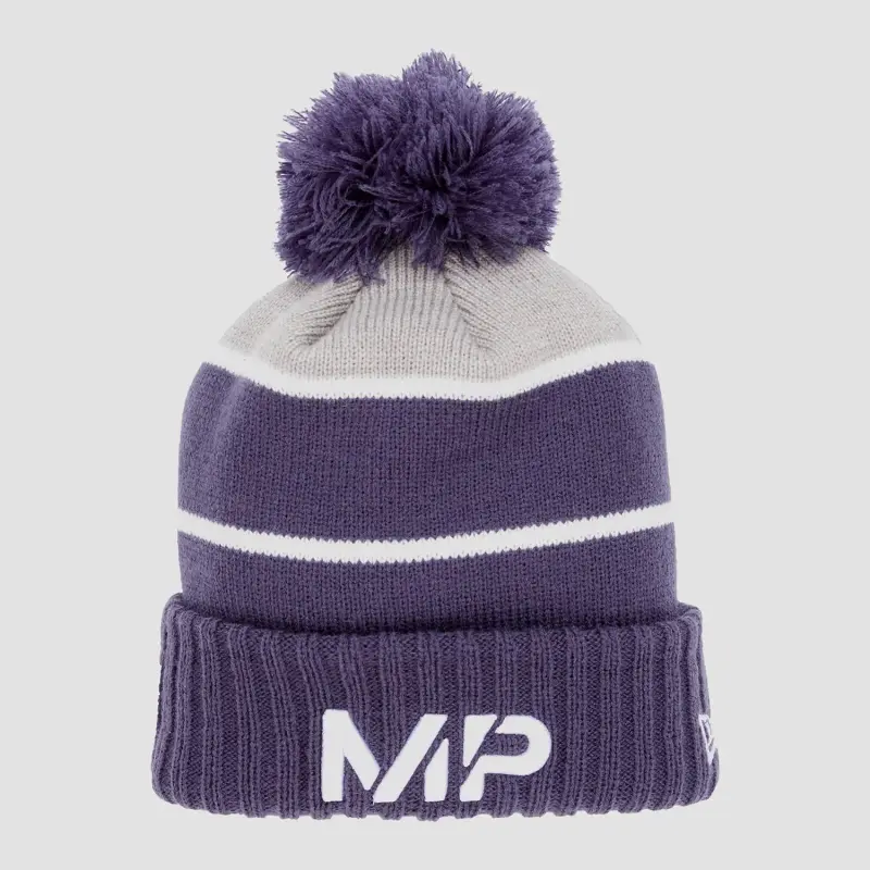 MyProtein Шапка New Era Knitted Bobble Hat - Navy/White