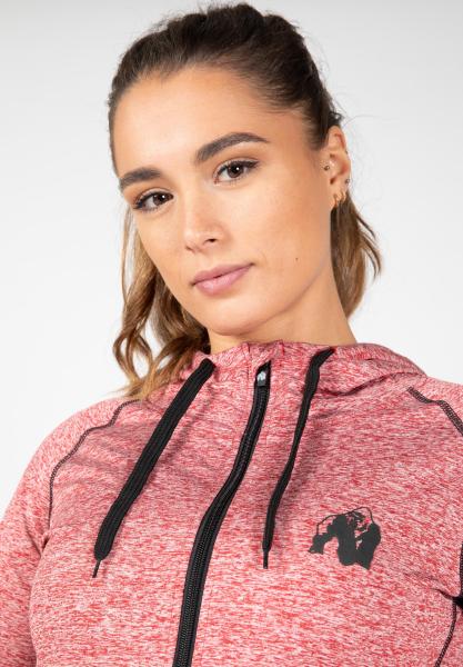 Gorilla Wear Женская кофта Shawnee Zipped Hoodie Mixed Red