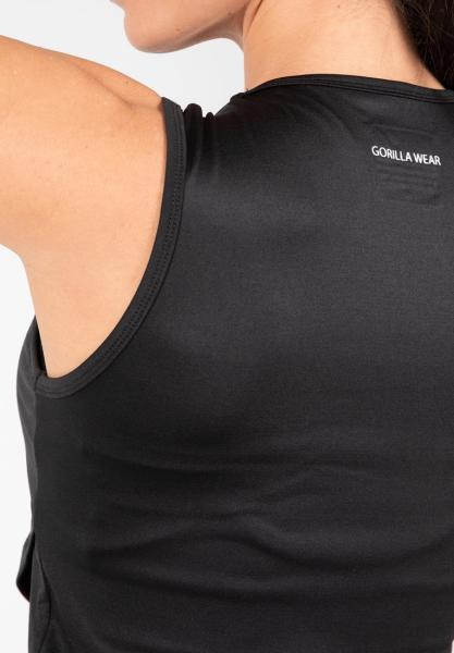 Gorilla Wear Женский Топ Estelle Twisted Crop Top Black