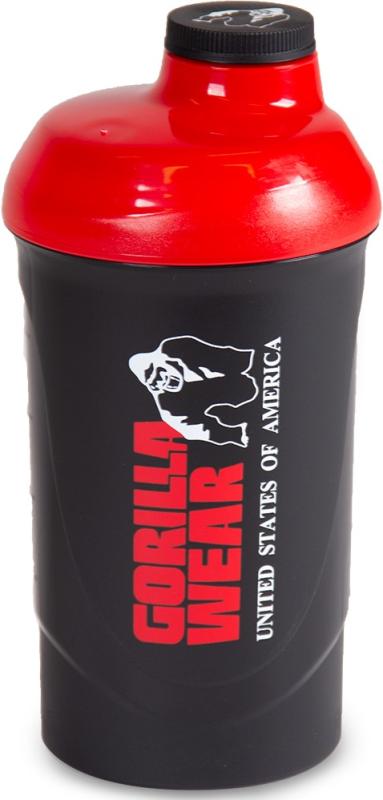 Gorilla Wear Шейкер Wave Shaker 600ML - Black/Red