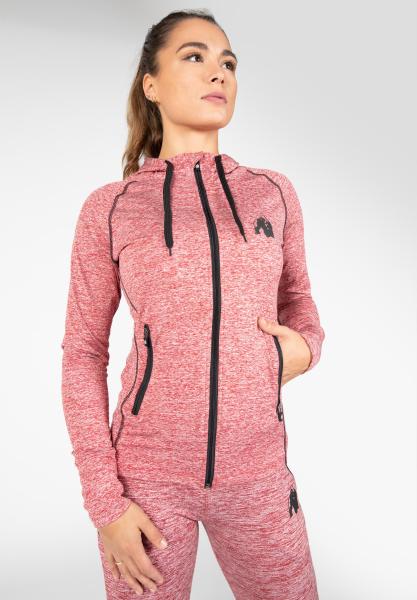 Gorilla Wear Женская кофта Shawnee Zipped Hoodie Mixed Red