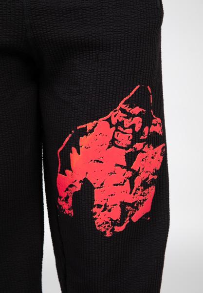 Gorilla Wear Штаны Buffalo Old School Workout Pants Black/Red