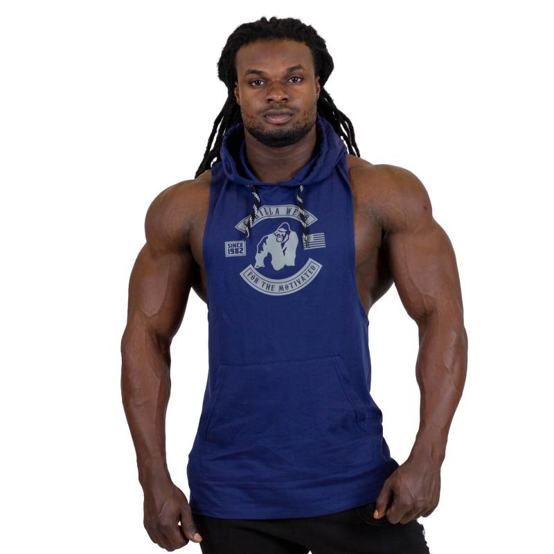 Gorilla Wear Безрукавка Lawrence Hooded Tank Top Navy