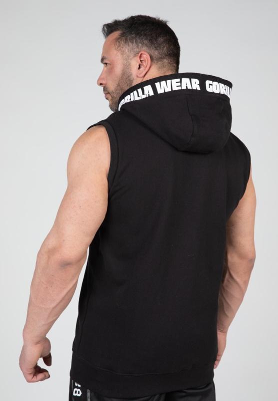 Gorilla Wear Безрукавка Milwaukee S/L Zipped Hoodie Black