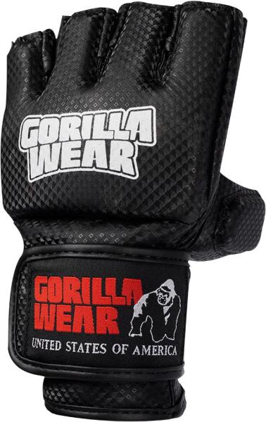 Gorilla Wear Перчатки Manton MMA Gloves (With Thumb) Black/White