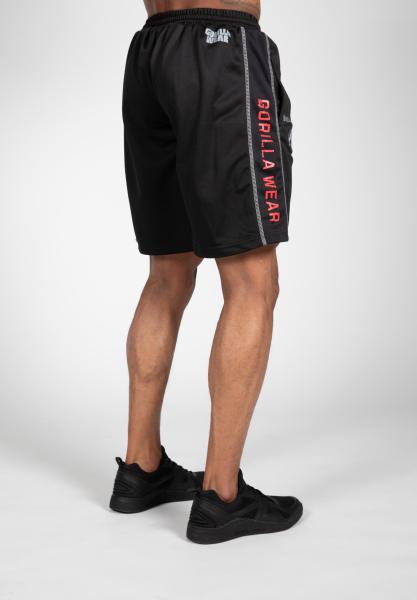 Gorilla Wear Шорты Functional Mesh Shorts Black/Red