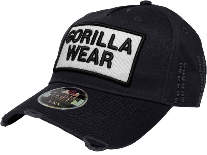 Gorilla Wear Бейсболка Harrison Cap Black/White