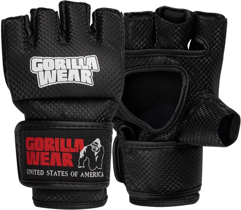 Gorilla Wear Перчатки Manton MMA Gloves (With Thumb) Black/White