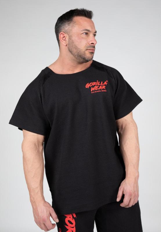 Gorilla Wear Футболка Augustine Old School Workout Top Black/Red