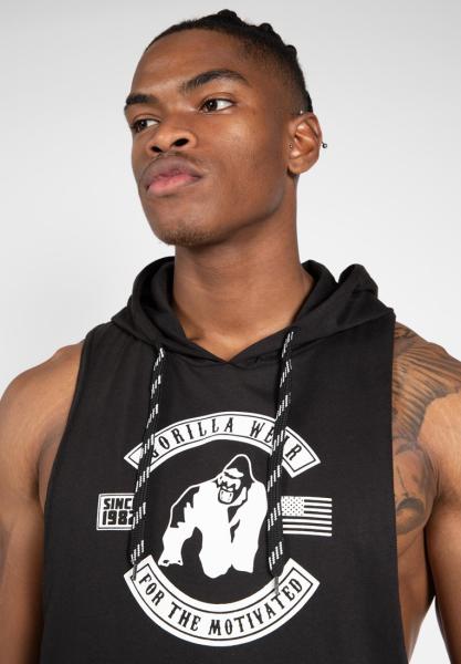 Gorilla Wear Безрукавка Lawrence Hooded Tank Top Black