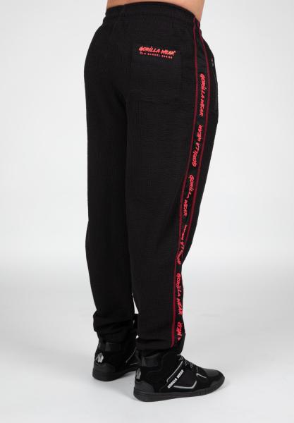 Gorilla Wear Штаны Buffalo Old School Workout Pants Black/Red