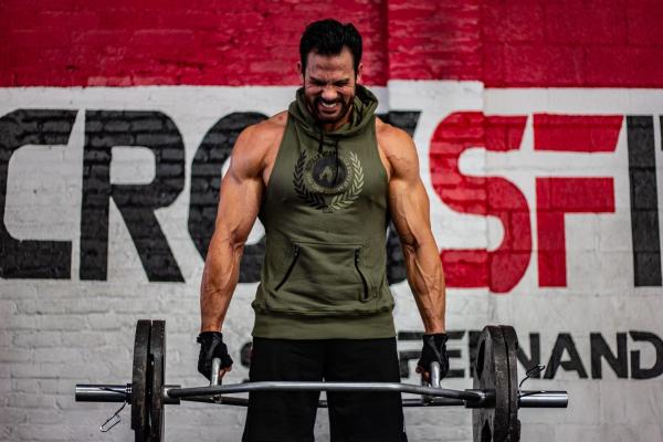 Gorilla Wear Безрукавка Manti Sleeveless Hoodie Gray 