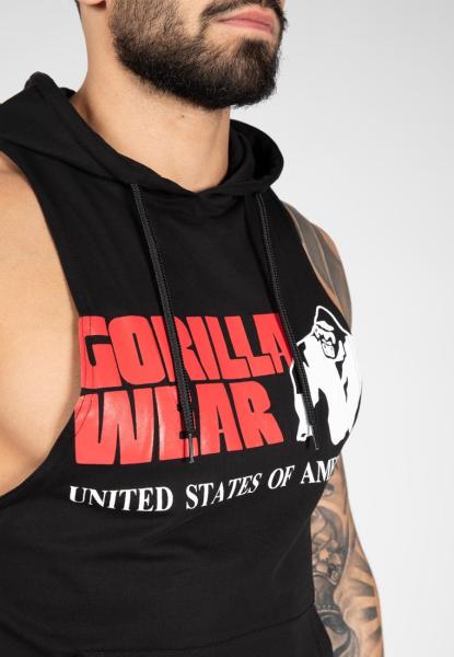 Gorilla Wear Безрукавка Rogers Hooded Tank Top Black