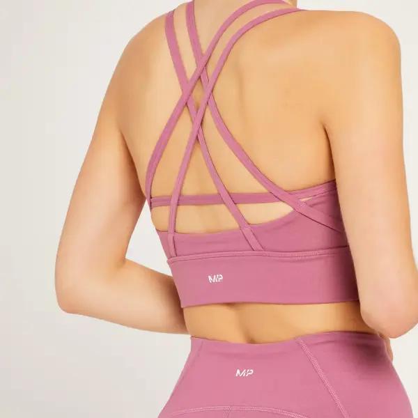 MyProtein Женский Спортивное бра с бретелями MP Composure Розово-лиловое