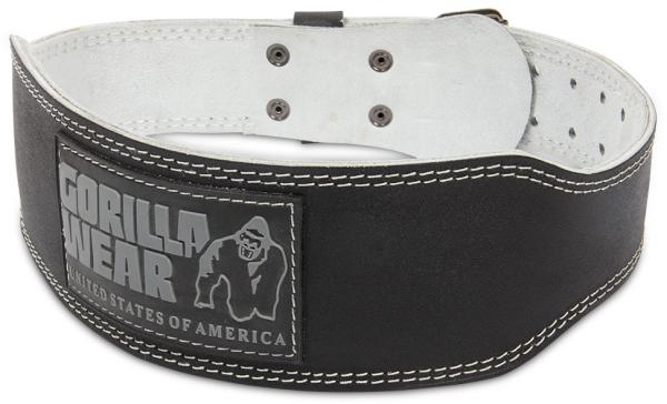 Gorilla Wear Пояс 4 Inch Padded Leather Lifting Belt - Black/Gray