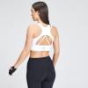 MyProtein Women's Power Longline Sports Bra White