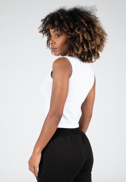 Gorilla Wear Женская Безрукавка Livonia Crop Top - White
