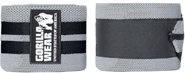 Gorilla Wear Бинты коленные Knee Wraps Gray/Black 200 см