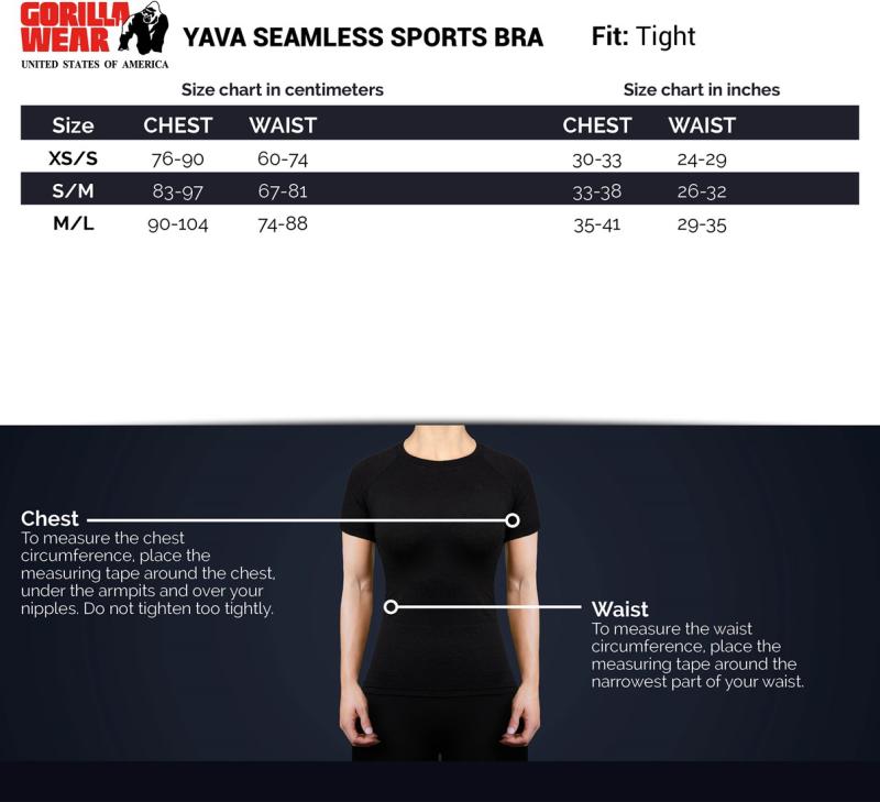 Gorilla Wear Женская Бра Yava Seamless Sports Bra Gray