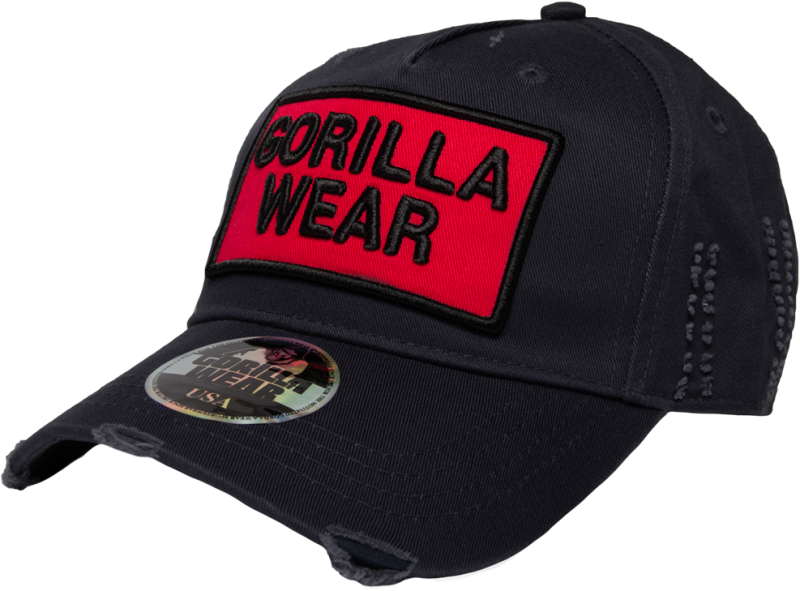 Gorilla Wear Бейсболка Harrison Cap Black/Red