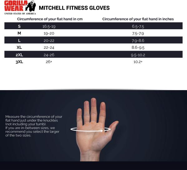 Gorilla Wear Перчатки Mitchell Training Gloves Black/Gray
