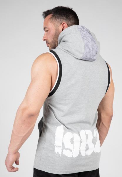 Gorilla Wear Безрукавка Loretto Hooded Tank Top Gray Melange