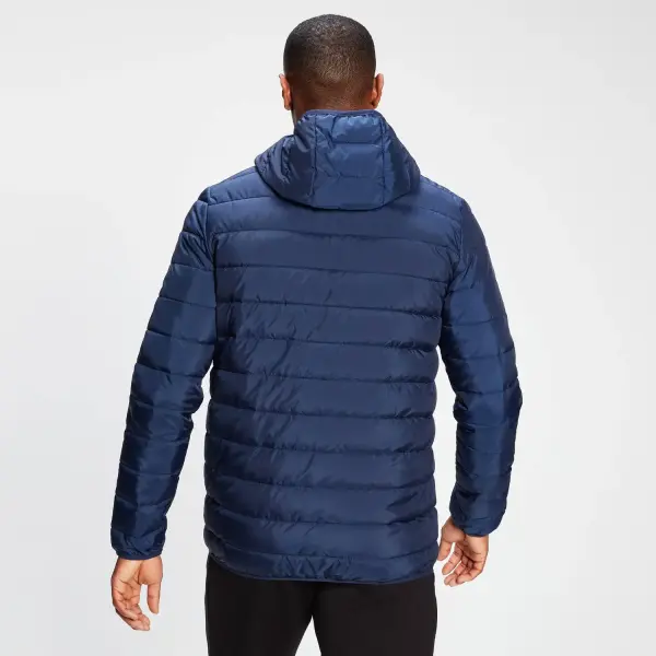MyProtein Мужская куртка MP Men's Lightweight Hooded Packable Puffer Jacket - Navy