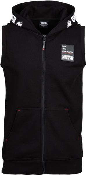 Gorilla Wear Безрукавка Milwaukee S/L Zipped Hoodie Black