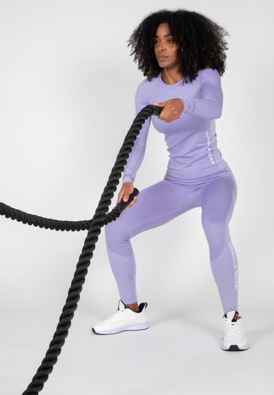 Gorilla Wear Женские леггинсы Selah Seamless Leggings Lilac