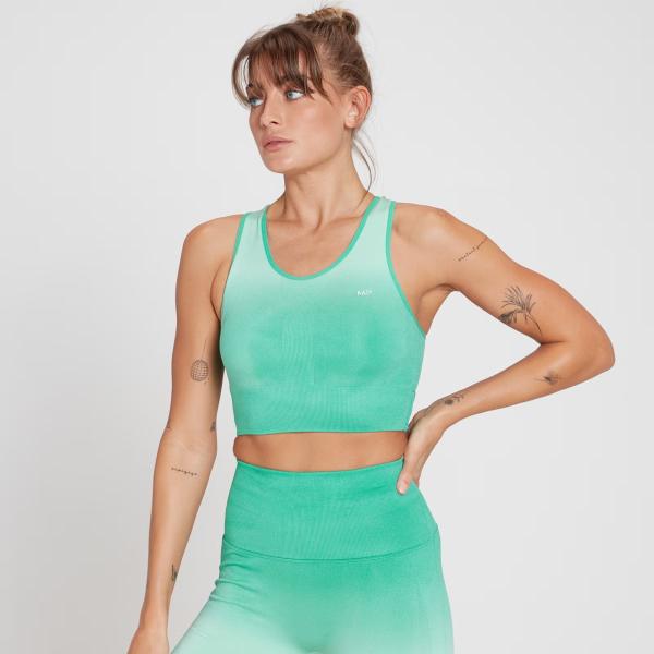 MyProtein MP Бесшовное спортивное бра MP Velocity Ultra Ice Green