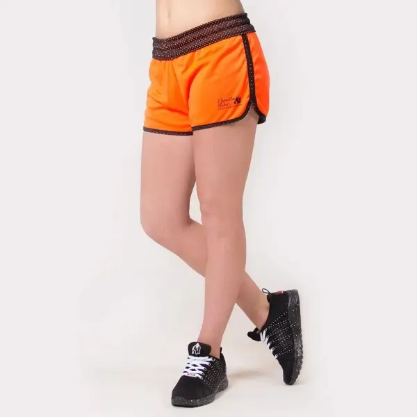 Gorilla Wear Женские шорты Madison Reversible Short Black/N-Orange