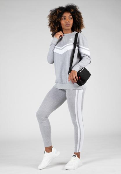 Gorilla Wear Женская кофта Hailey Oversized Sweatshirt - Gray Melange