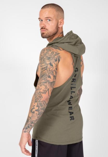 Gorilla Wear Безрукавка Lawrence Hooded Tank Top Army Green