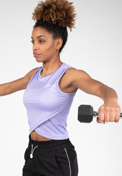 Gorilla Wear Женский Топ Estelle Twisted Crop Top Lilac