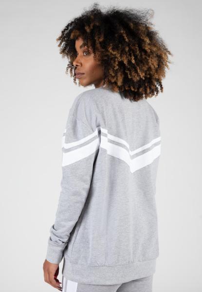 Gorilla Wear Женская кофта Hailey Oversized Sweatshirt - Gray Melange