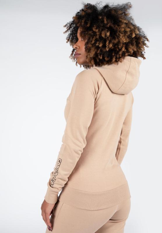 Gorilla Wear Женская кофта Marion Zipped Hoodie - Beige