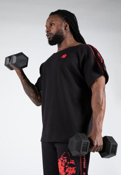 Gorilla Wear Футболка Buffalo Old School Workout Top  Black/Red