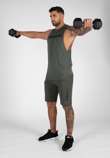 Gorilla Wear Безрукавка Milo Drop Armhole Tank Top  Green