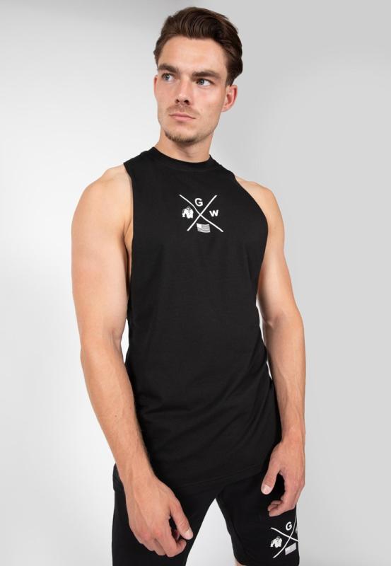 Gorilla Wear Безрукавка Cisco Drop Armhole Tank Top Black/White