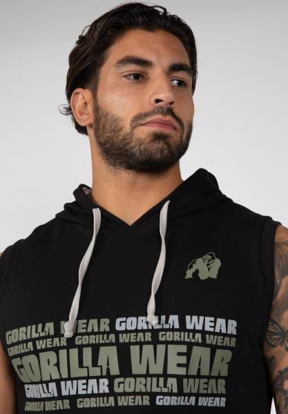 Gorilla Wear Безрукавка Melbourne Sleeveless Hooded T-shirt Black