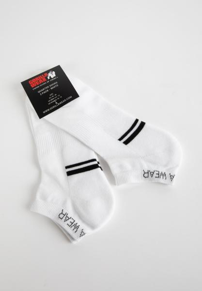 Gorilla Wear Носки Quarter Socks 2-Pack White