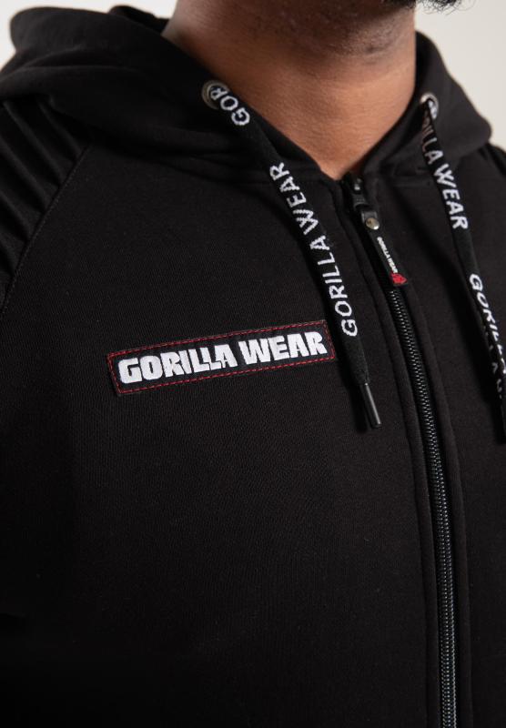Gorilla Wear Кофта Georgia Zipped Hoodie Black