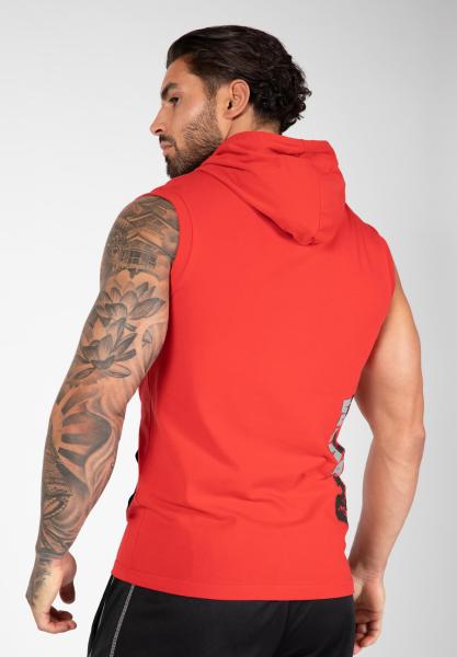 Gorilla Wear Безрукавка Melbourne Sleeveless Hooded T-shirt Red