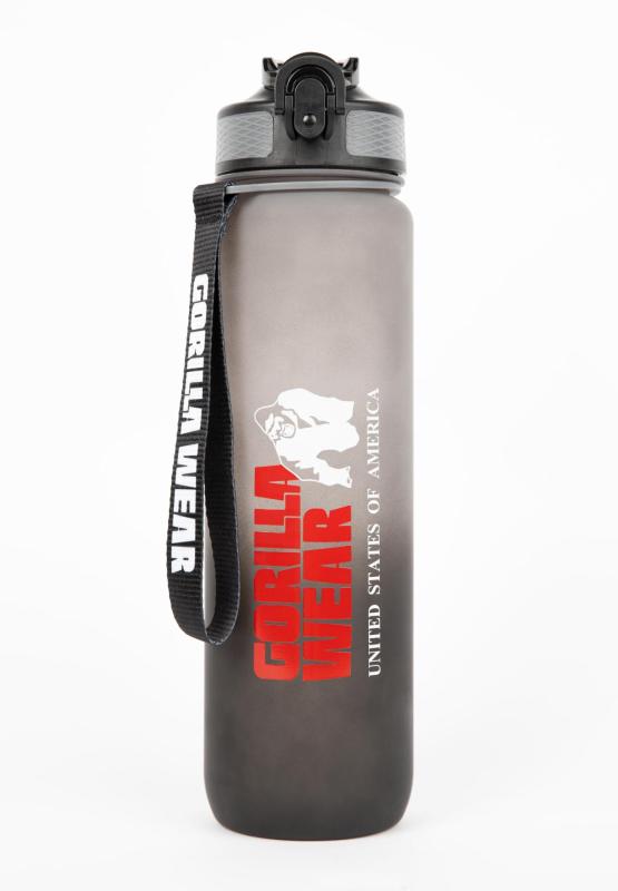 Gorilla Wear Бутылка Gradient Water Bottle 1000ML - Black/Gray