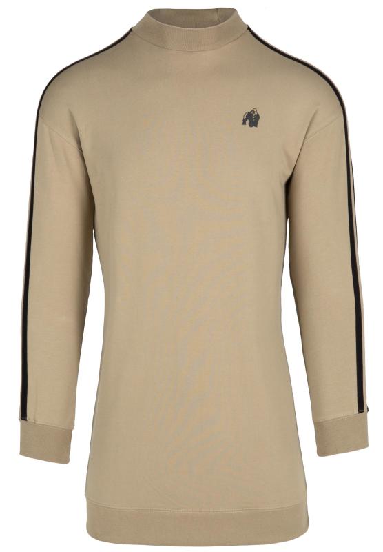 Gorilla Wear Женская кофта Isabella Sweatshirt Dress - Beige