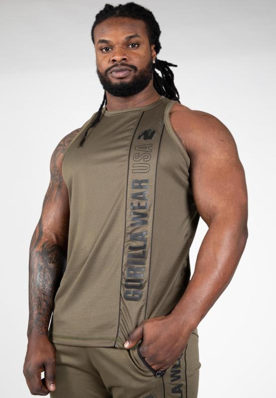 Gorilla Wear Безрукавка Branson Tank Top Army Green/Black