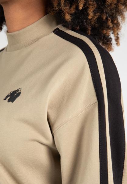 Gorilla Wear Женская кофта Isabella Sweatshirt Dress - Beige