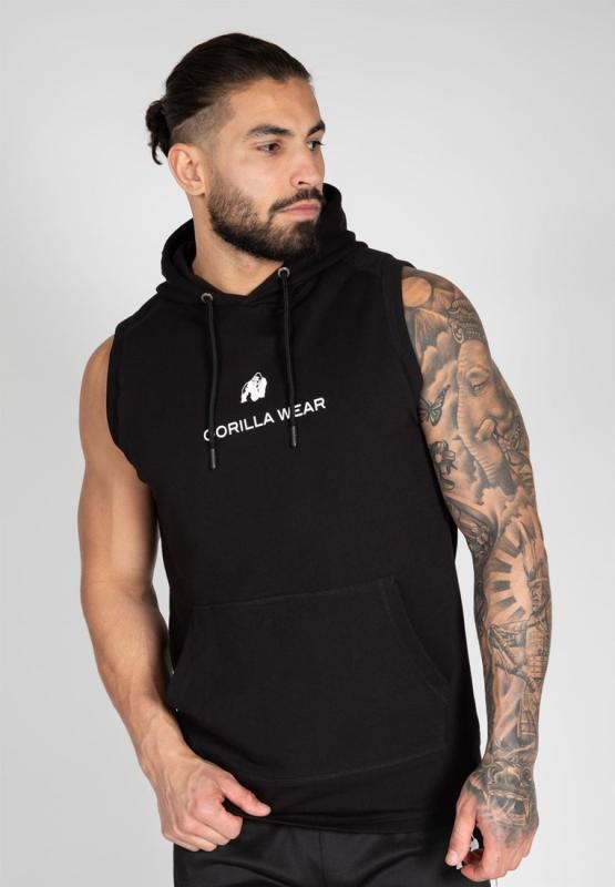 Gorilla Wear Безрукавка Lincoln Sleeveless Hoodie Black