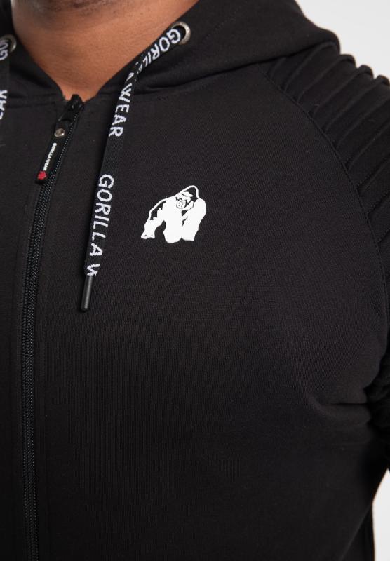 Gorilla Wear Кофта Georgia Zipped Hoodie Black