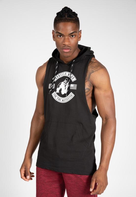 Gorilla Wear Безрукавка Lawrence Hooded Tank Top Black